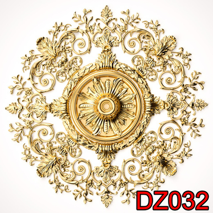 Фото обои - Декор под золото DZ032