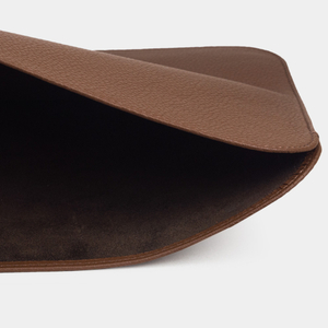 Чехол для MacBook 13-14' и документов из кожи теленка, цвета шоколад