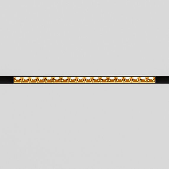 Трековый светодиодный светильник Elektrostandard Slim Magnetic Artas 85104/01 черный/золото a064530