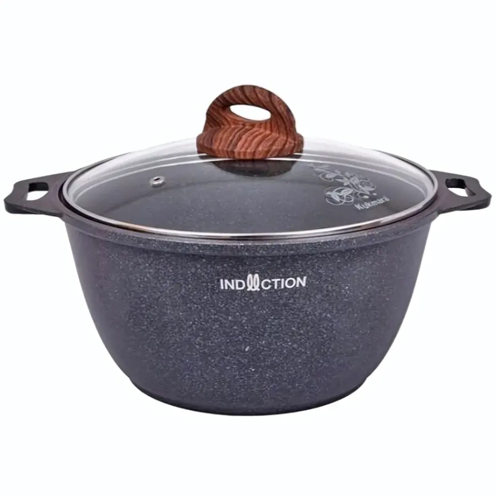 Кастрюля 4л «Granit ultra» (blue) со стеклянной крышкой кгг42а