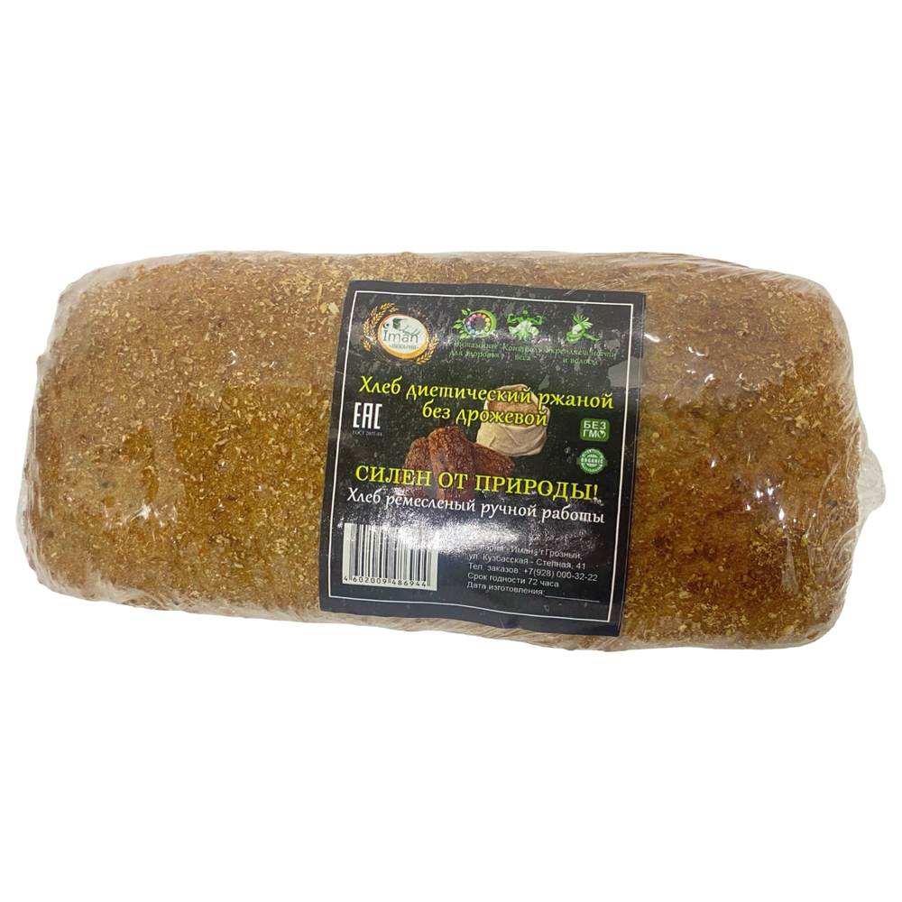 Хлеб "Диетический" ржаной (Пекарня Иман) без дрожевой