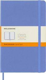 Блокнот Moleskine Classic QP060B42 Large 130х210мм 240стр. линейка твердая обложка голубая гортензия
