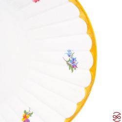 Блюдо для хлеба Queen's Crown Мейсенский букет 34 см