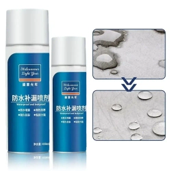 жидкая резина фикс про спрей 3в1 Водонепроницаемый для ремонта крыши, устранения утечек, герметизации трещин, предотвращения протечек на наружных стенах,450 мл(прозрачный)