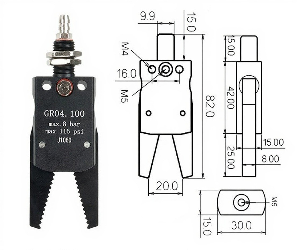 mini-A J1060AM10 – Мини захват литника