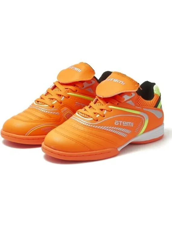 Бутсы футбольные Atemi SD300 INDOOR, синтетическая кожа, цвет оранжевый, размер 40