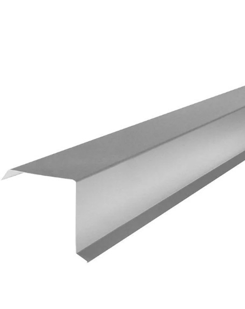 Планка ветровая/торцевая 2 м белая