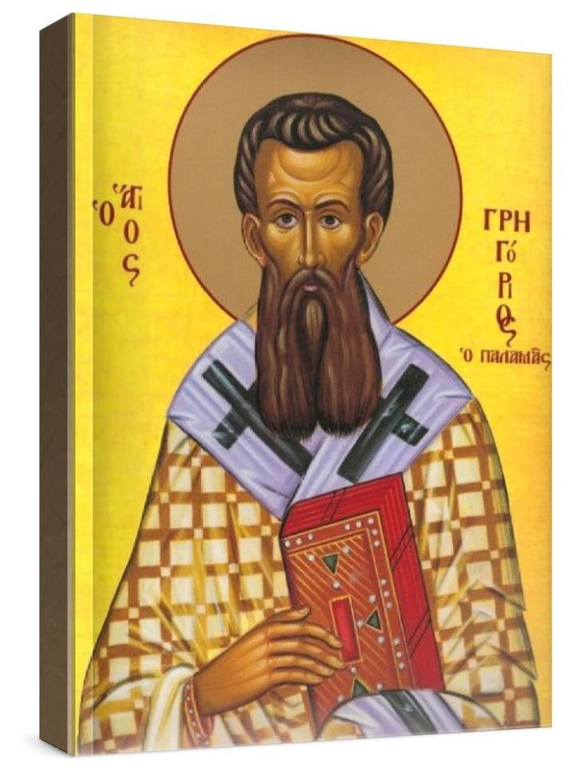 Григорий Палама (рукописная икона)