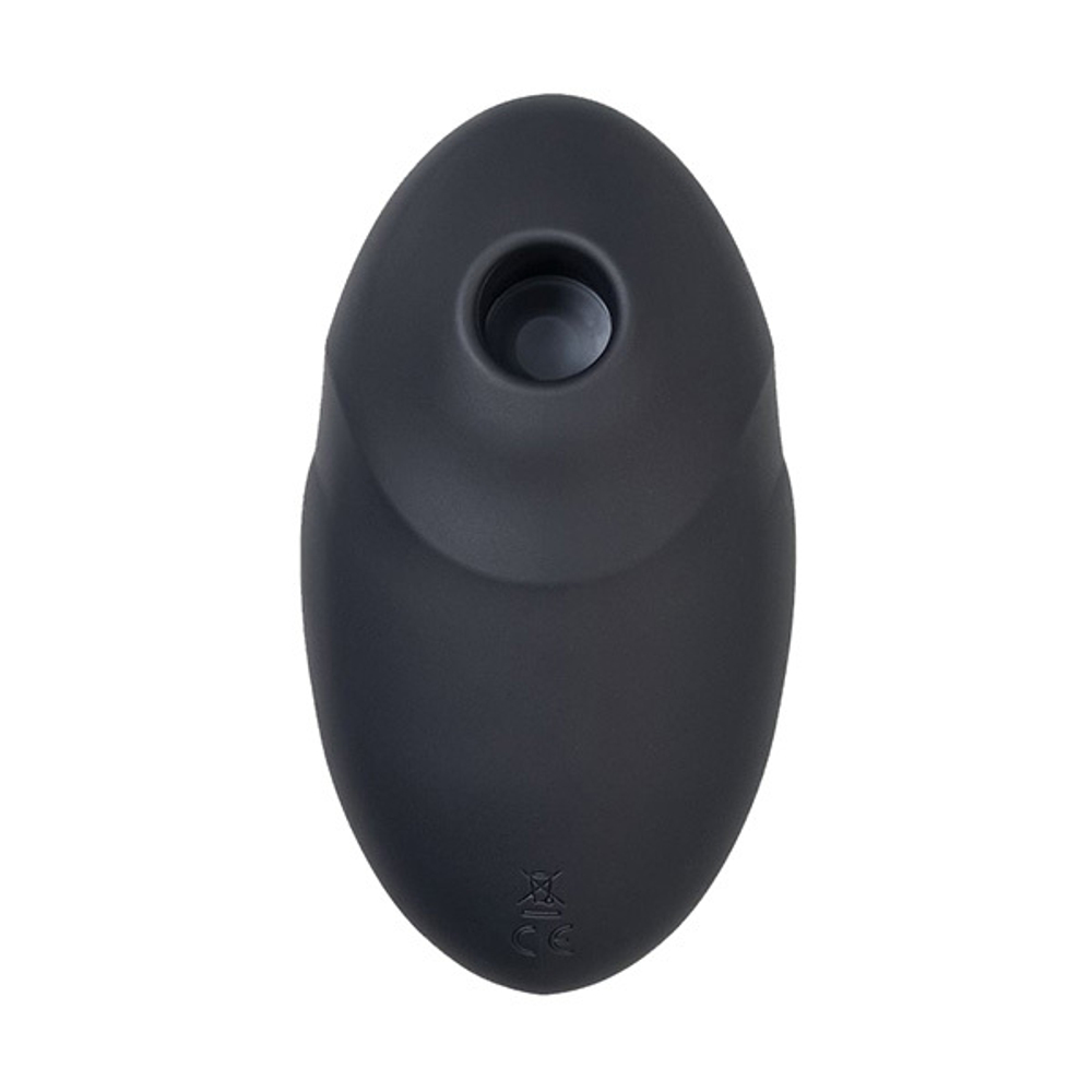 Черный вакуум-волновой стимулятор 11см с вибрацией Satisfyer Vulva Lover 3