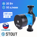 Циркуляционный насос STOUT 25-40-180 mini