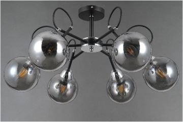 40317MD/6 MBK+CH (1) Люстра (NW)