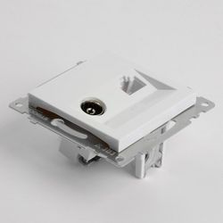 ТВ-розетка без рамки Stekker Катрин 49181