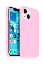 Накладка iPhone 14 силикон розовый