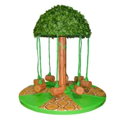 Детская карусель кокосовая пальма "Деревце" (d290 см)