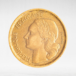 France, 10 Francs 1957 - Guiraud, VF