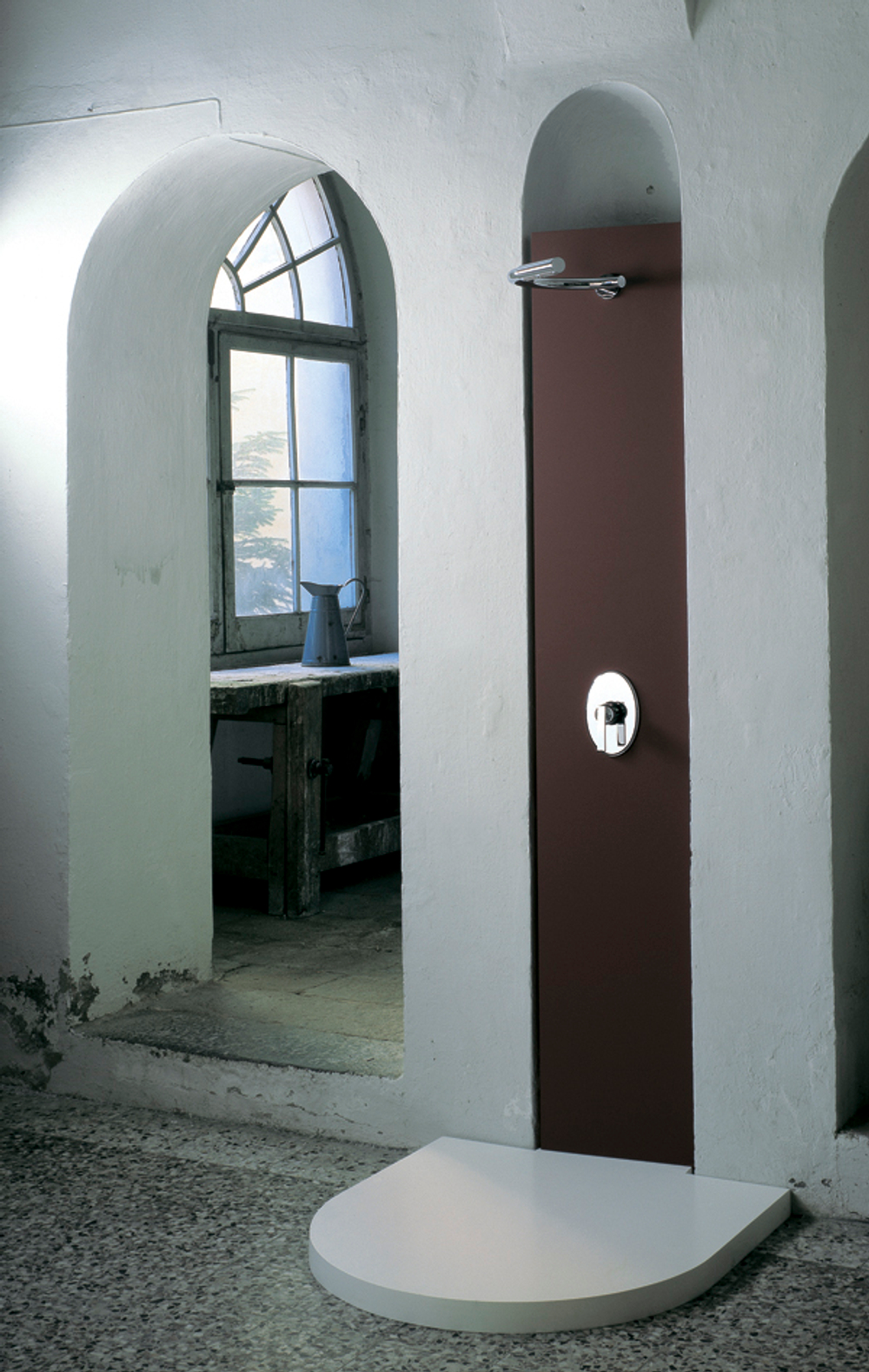 Paolo&Francesca Верхний душ из стены 450 мм, хром F0BA0560CRL