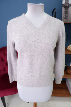 Джемпер Benetton шерстяной светлый 44 размер