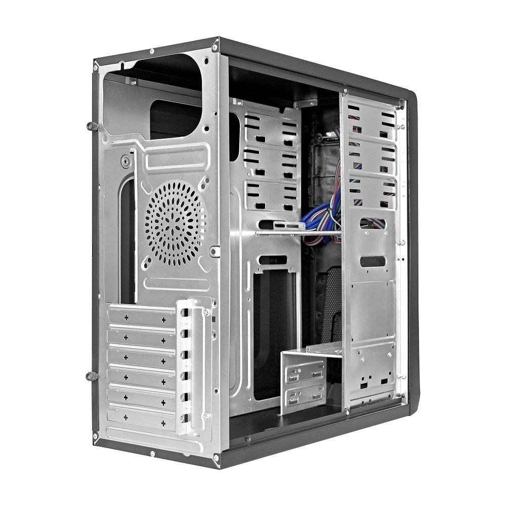Exegate EX283214RUS Корпус Miditower ExeGate CP-603UB Black, ATX, &lt;без БП&gt;, 2*USB+2*USB3.0, Audio, замок блокировки кнопки питания