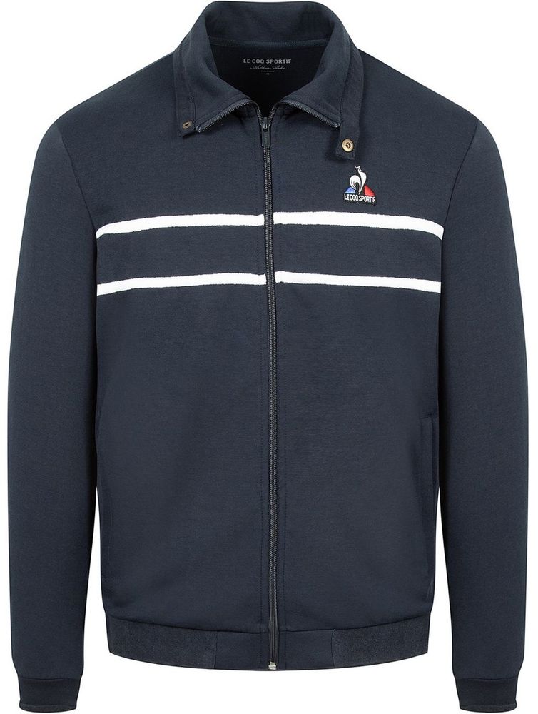 Мужская теннисная кофта Le Coq Sportif TENNIS FZ Sweat No.1 M - sky captain