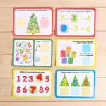 4894545 Развивающий набор магнитные цифры с карточками «Новогодняя арифметика»