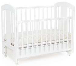 Детская кроватка Bebizaro Regency Teddy маятник универсальный с ящиком 01 White