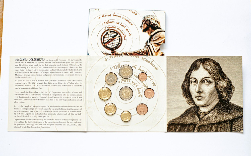 Malta 2023 Euro Coin Set – Including €2 Copernicus BU in Blister