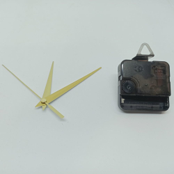 `Часовой механизм, шток 12 мм, со стрелками №19