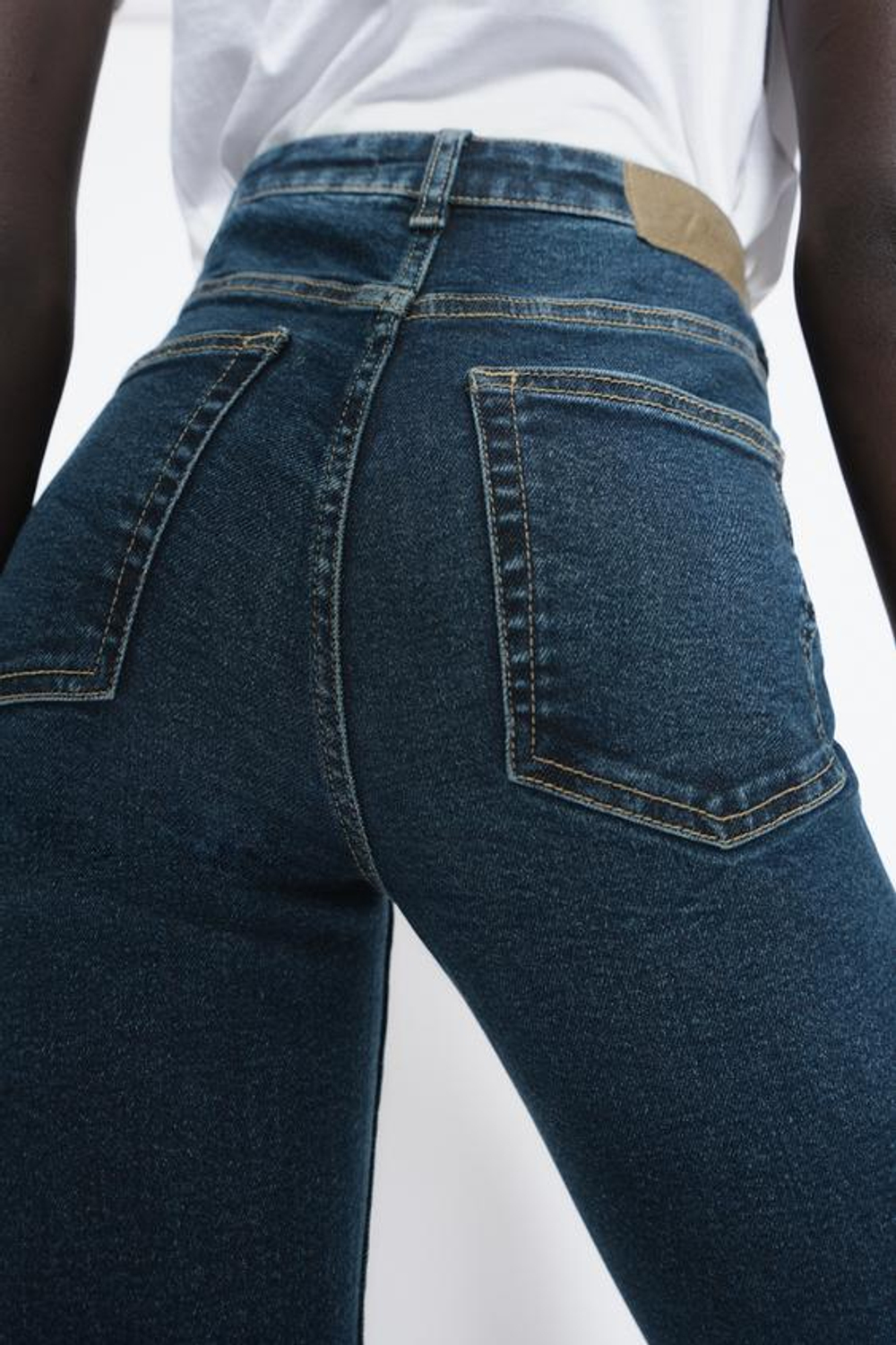 ZARA ДЖИНСЫ Z1975 FLARE С ВЫСОКОЙ ПОСАДКОЙ, СИНИЙ