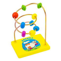 Лабиринт "Корова", развивающая игрушка для детей, обучающая игра из дерева