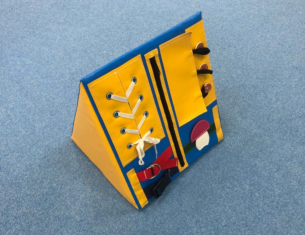 Детский Мягкий модуль развивающий - "Домик дидактический"