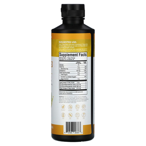 BrainMD, омега-3, со вкусом цитрусовых, 477 г (15,2 жидк. унции)