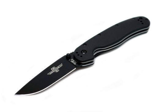 Складной нож Ontario RAT 1 Folder ONT/8868 c клинком из стали D2, рукоять GRN