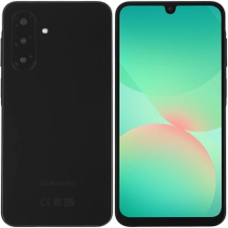 Смартфон Samsung SM-A266B Galaxy A26 5G 128Gb 6Gb черный моноблок 3G 4G 2Sim 6.7" 1080x2340 Android 15 50Mpix 802.11 a/b/g/n/ac NFC GPS GSM900/1800 GSM1900 Protect microSD max2048Gb