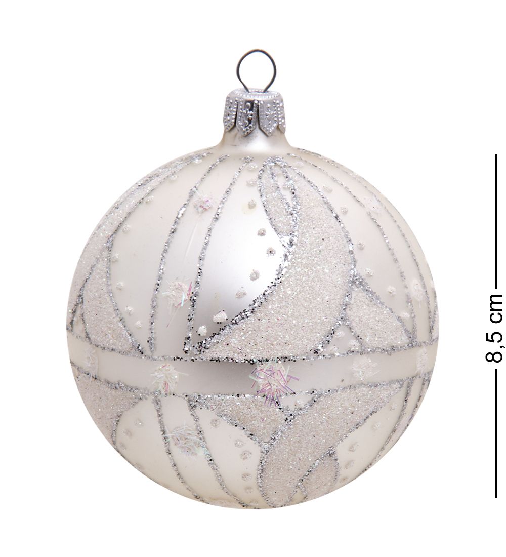 Элита НФШ-1280 Набор ел.украшений Шар 2шт «Кристалл» 85 мм