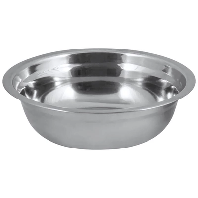 Миска Bowl-19, объем 1 л, с расширенными краями, из нерж стали, зеркальная полировка, диа