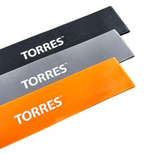 Набор резиновых жгутов TORRES AL0049, размер 24х5см, 3 жгута, сопротивление 8/11.5/15 кг
