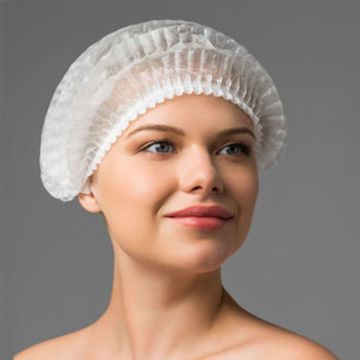 Шапочка одноразовая "Шарлотка" белая 50 шт/уп.
