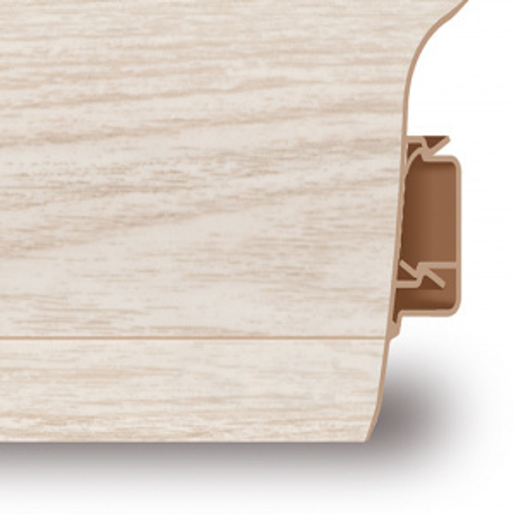 Плинтус ПВХ Aberhof ABF-60 3066 Дуб Серебряный 60x20,5х2500 мм