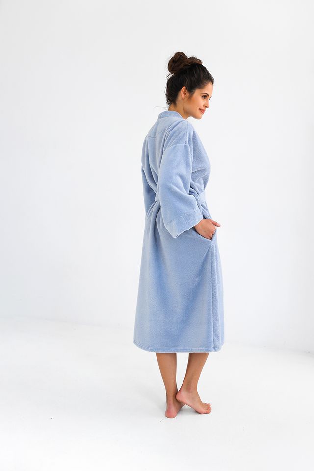 Банный просторный халат Cristina