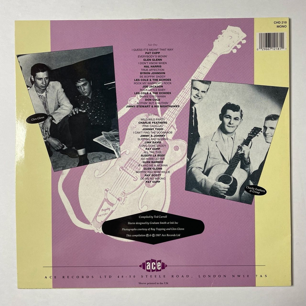 Винтажная виниловая пластинка LP The Fifties Rockabilly Fever (UK 1989)