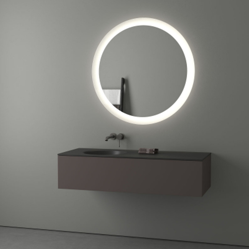 Зеркало Evoform с LED-подсветкой 25,5 W Ø100 см Без выключателя Нейтральный белый свет