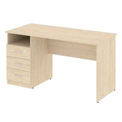 Nova S Стол письменный с тумбой левый В.СПТ-3 (L)  1400*650*750