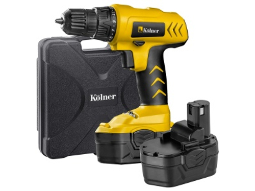 Дрель-шуруповерт аккумуляторная Kolner KCD 16,8В 0-550об/мин 16Нм 1,2Ач (2аккум) кейс