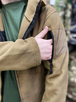 Флисовая кофта Han-Wild с капюшоном Песок