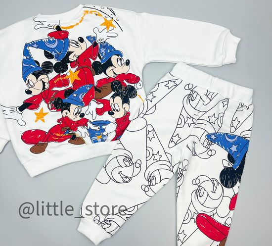 Комплект из футера "Волшебник Микки Маус"