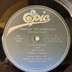 Винтажная виниловая пластинка LP Spandau Ballet Through The Barricades (Japan 1986) (No Obi)