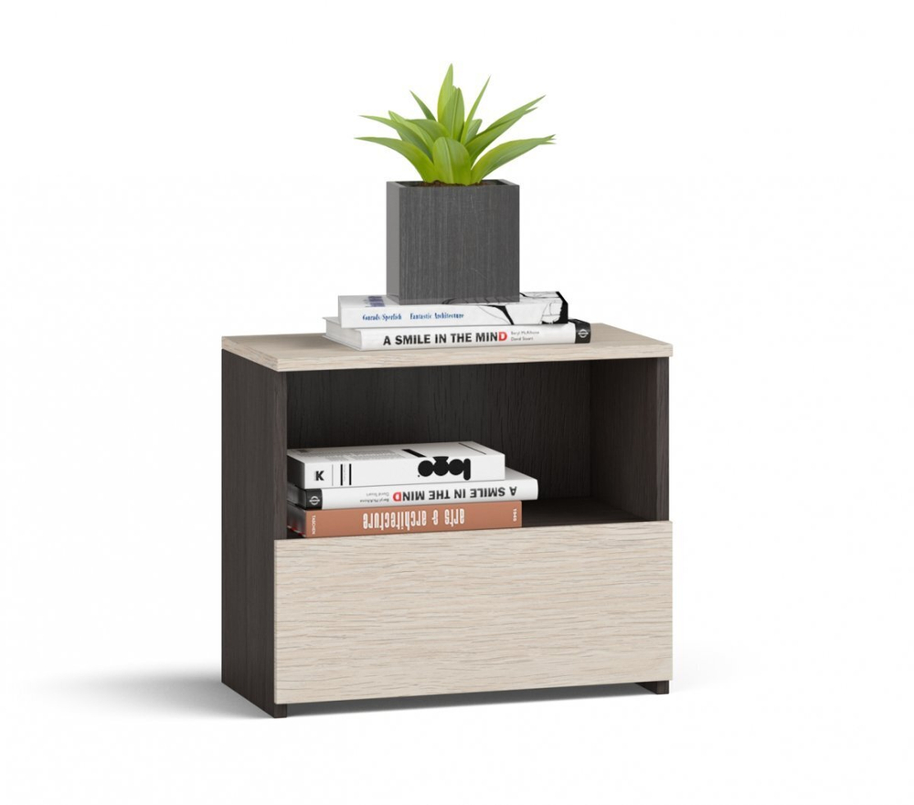 Тумба прикроватная венге, дуб(последний экземпляр)