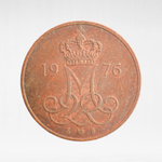 Denmark, 5 Øre - Margrethe II, 1976, VF
