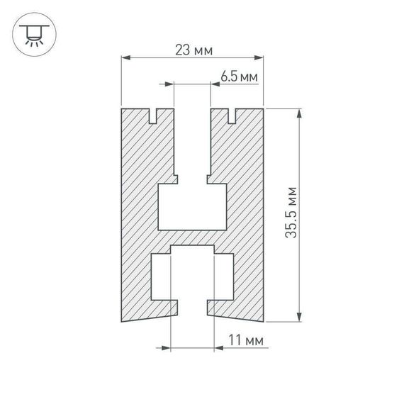 Профиль Arlight EX-2000 013208