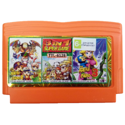 Adventure Island 3 in 1 [Dendy]